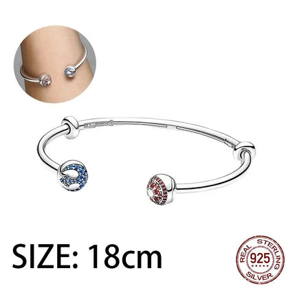 Charm Star Wars Mandalorian en Plata 925 – Abalorio Yoda y Casco Mandalorian para Pulsera Original Mujer