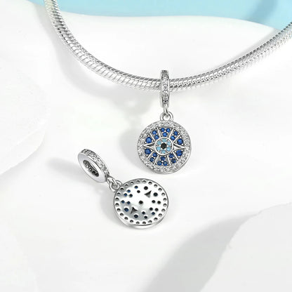 Charm Mano de Fátima con Ojo Todo lo Ve en plata 925 – Compatible Pandora, pulsera y collar mujer 2025