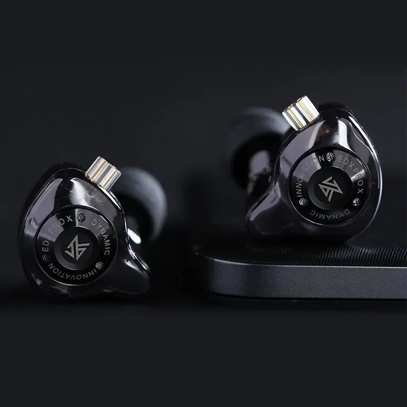 KZ EDX PRO X Auriculares In-Ear HIFI – Graves Potentes, Cancelación de Ruido, Cable Desmontable 3.5mm