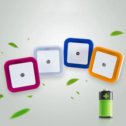 Luz Nocturna LED con Sensor Automático – Mini Enchufe EU/US, 0.5W, Iluminación para Dormitorio, Pasillo y Habitación Infantil