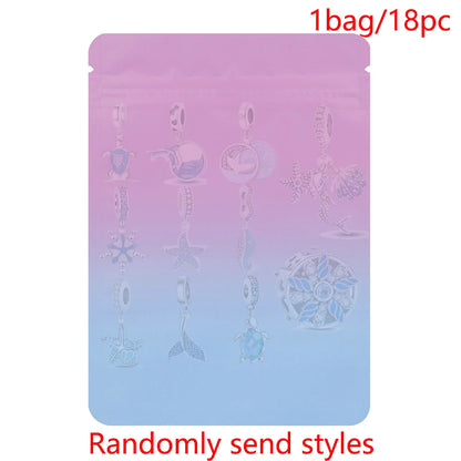 Charm sorpresa de plata 925 estilo estrella y corazón – Bolsa sorpresa random para pulsera DIY mujer