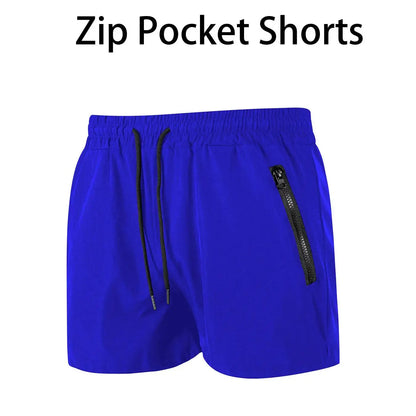 Bañador Hombre con Bolsillos Cremallera | Shorts Playa Secado Rápido con Malla – Swimwear Verano
