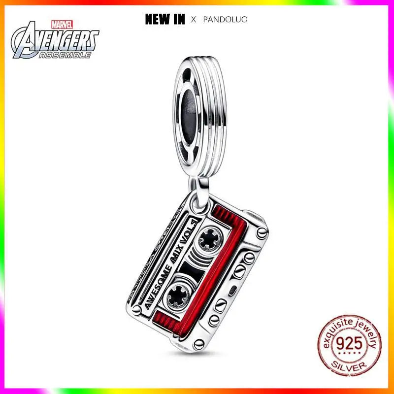 Charm Marvel Disney en Plata 925 – Abalorios Captain America, Wolverine y Deadpool para Pulsera Original Mujer