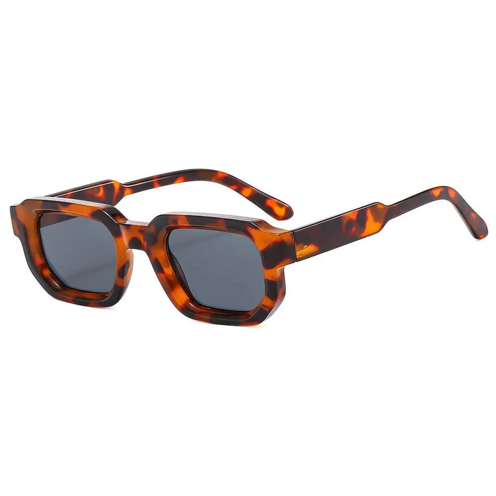 KLASSNUM Gafas de Sol Rectangulares Vintage | Retro Fashion UV400 Unisex Hombres y Mujeres