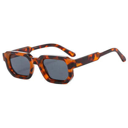 KLASSNUM Gafas de Sol Rectangulares Vintage | Retro Fashion UV400 Unisex Hombres y Mujeres