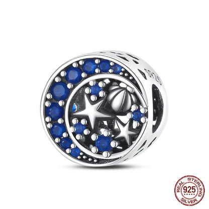 Charm Serie Océano en Plata 925 – Abalorios Tortuga, Cangrejo y Sirena para Pulsera Original Mujer
