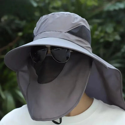 Sombrero Unisex de Verano | Protección UV | Transpirable e Impermeable | Gorro de Pesca, Ciclismo y Escalada con Protección de Cuello