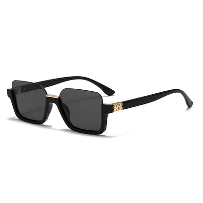 Gafas de Sol Cuadradas Pequeñas Y2K | Estilo Vintage Punk Hip Hop | Unisex UV400 Lentes de Lujo