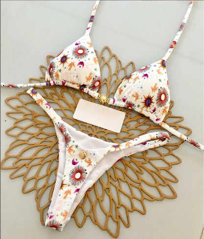 Bikini Mujer Leopardo Sexy | Traje de Baño Tanga Swimwear Playa Verano