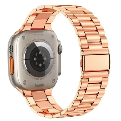Correa de Acero Inoxidable para Apple Watch | Pulsera Metálica Ajustable 38/40/41mm - 42/44/45mm - Ultra 49mm | Compatible con Series SE/3/4/5/6/7/8