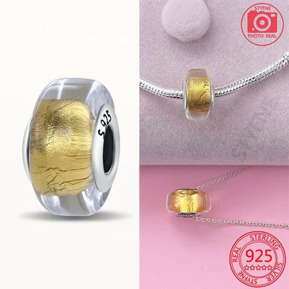 Cuenta Murano en Plata 925 | Beads de Vidrio de Colores para Pulsera Pandora Original