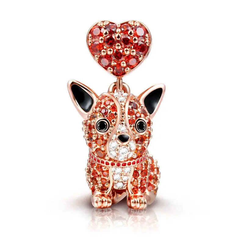 Charm Abalorios Dorados y Rosados para Pulseras Originales Mujer
