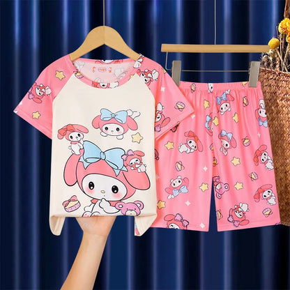 Pijamas Verano Niños | Conjunto Camiseta y Pantalón Corto Infantil