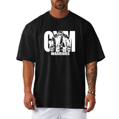 Camiseta Deportiva Casual para Hombre – T-shirt de Gym y Fitness, Manga Corta, Secado Rápido y Transpirable de Verano