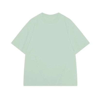 Camiseta Hombre 2025 | Oversize Algodón Pesado Manga Corta para Verano