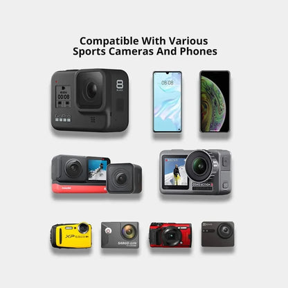 Arnés de pecho con soporte giratorio para smartphone – Compatible con iPhone, GoPro Hero 12/11/10/9, Insta360 X3 y DJI