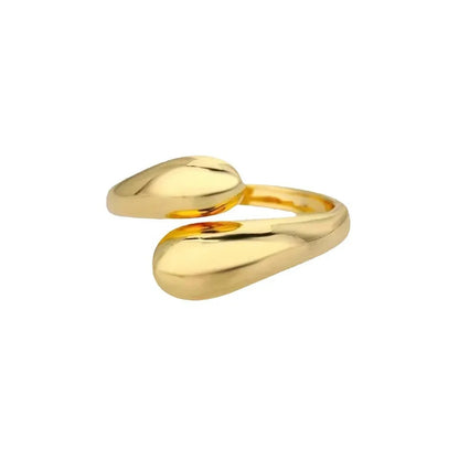 Anillo de Acero Inoxidable para Mujer | Diseño Simple y Elegante | Color Oro | Joyería de Alta Calidad para Boda o Fiesta