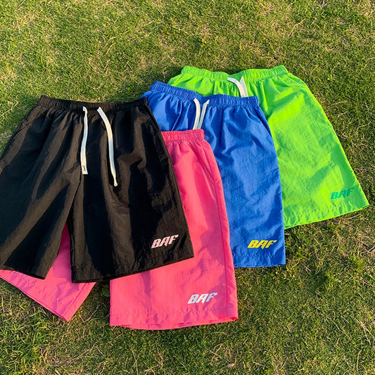 Shorts Vintage Japoneses Y2K para Hombre 2025 – Pantalones de Playa Holgados, Secado Rápido, Cargo y Estilo Hip-Hop