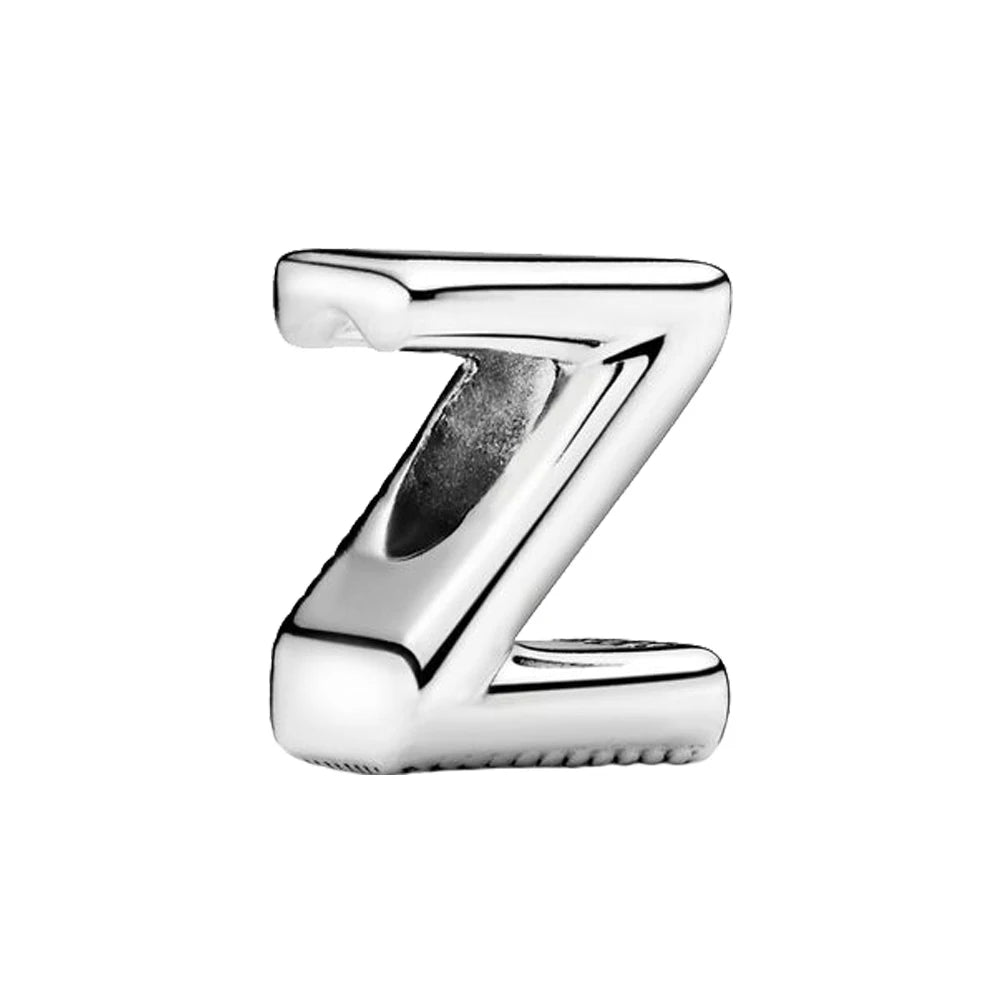 Beads Letras A-Z en Plata – Abalorios de Colores para Pulseras Originales DIY