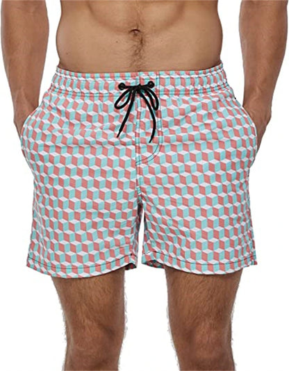 Shorts Hombre Verano con Bolsillos | Pantaloneta Playa Surf Secado Rápido
