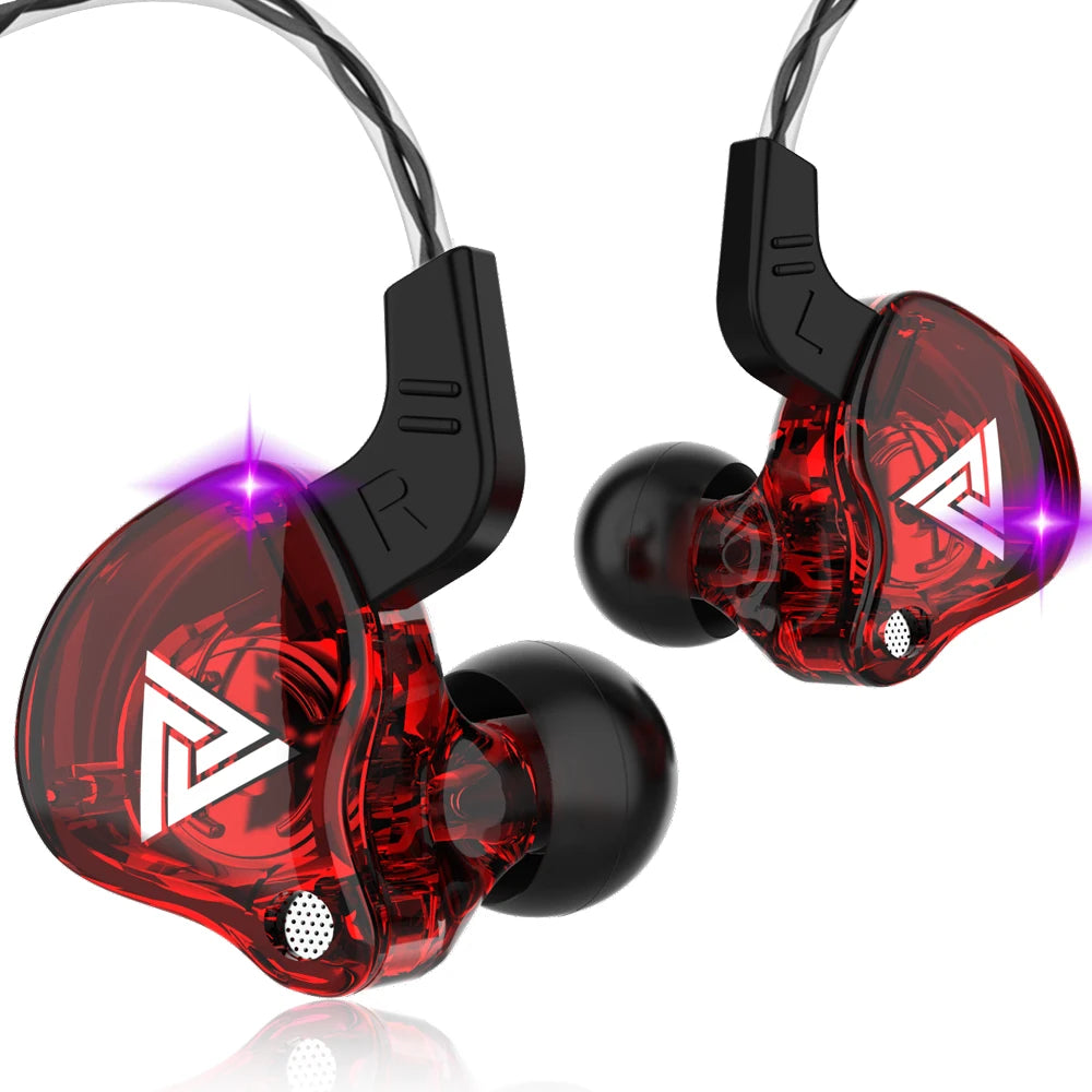 Auriculares In-Ear QKZ AK6 Originales | 6 Unidades Dinámicas con Micrófono, Sonido HIFI Estéreo y Subwoofer Deportivo