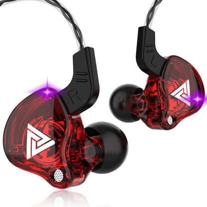 Auriculares In-Ear QKZ AK6 Originales | 6 Unidades Dinámicas con Micrófono, Sonido HIFI Estéreo y Subwoofer Deportivo