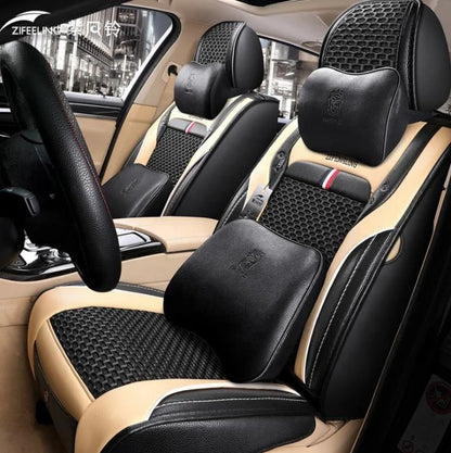 Funda de Asiento Universal 9D para Coche | Protector de Asientos Automotriz Antideslizante y Transpirable