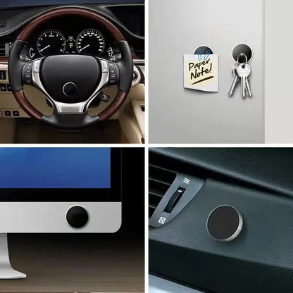 Soporte Magnético para Teléfono en Coche | Universal Dashboard Mount con Imanes Potentes y Base Adhesiva para iPhone, Samsung, Xiaomi, Huawei