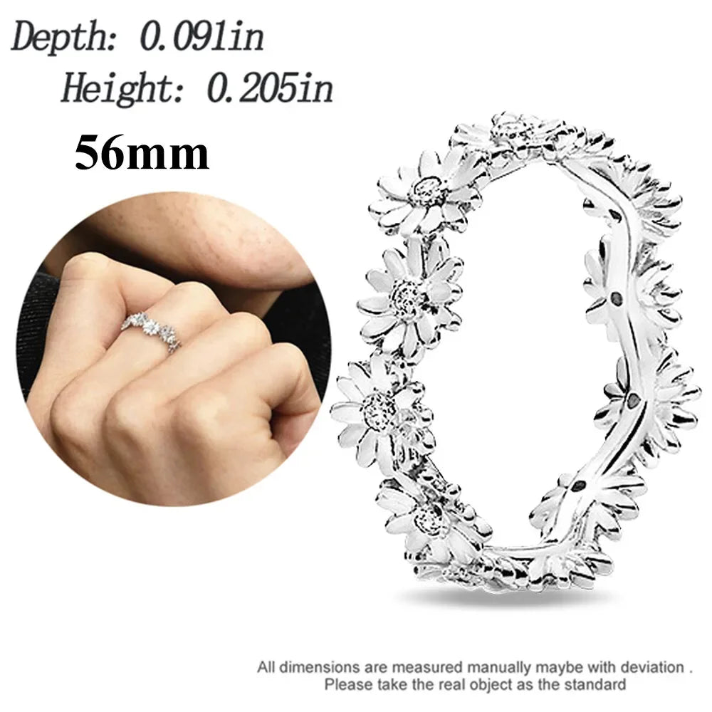 Anillo Flor de Cerezo Rosa en Plata 925 – para Pulseras Originales Mujer