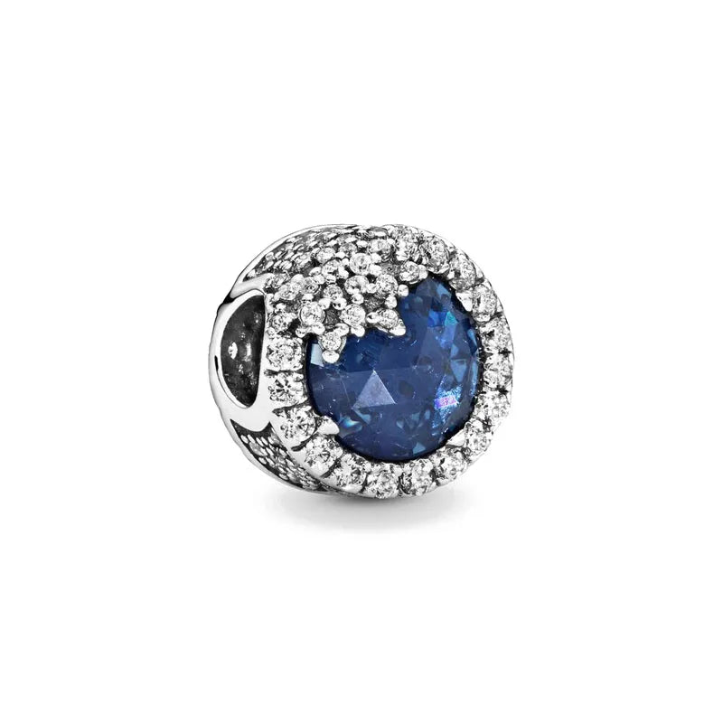 Charm Serie Océano en Plata 925 – Abalorios Tortuga, Cangrejo y Sirena para Pulsera Original Mujer