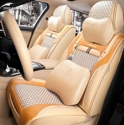 Funda de Asiento Universal 9D para Coche | Protector de Asientos Automotriz Antideslizante y Transpirable