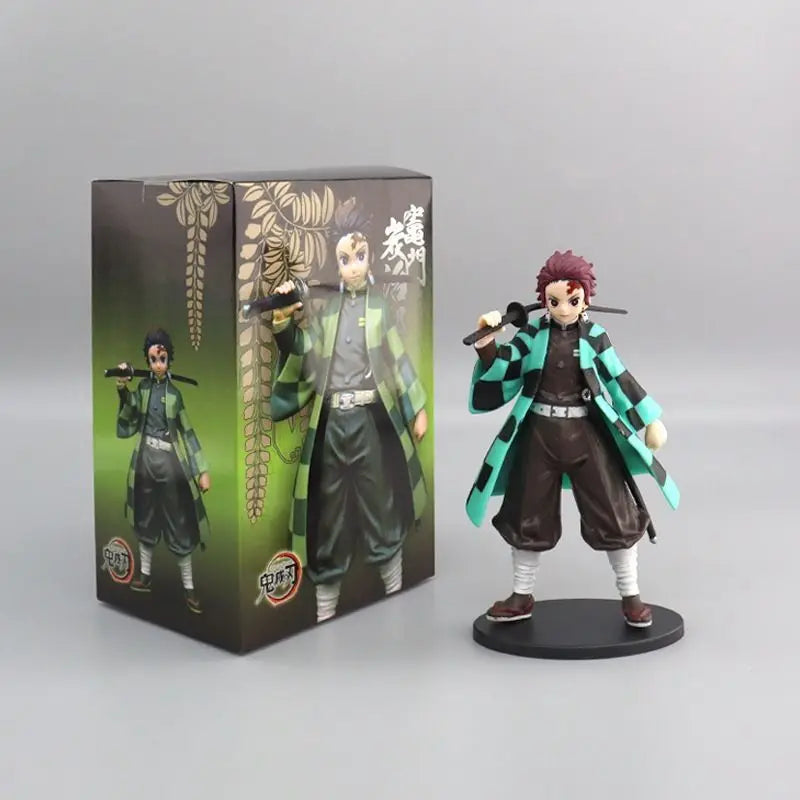 Figura Demon Slayer Anime – Kamado Tanjirou, Zenitsu y Nezuko | Figuras PVC Kimetsu no Yaiba Coleccionables