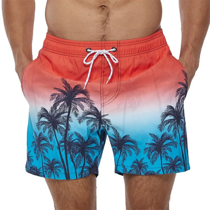 Bañador Hombre Piña 3D | Shorts Playa Hawaianos Verano Secado Rápido – Surf y Natación Tropical
