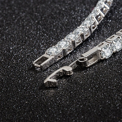 Pulsera Tennis de Plata 925 con Circonias | Joyería Fina para Mujer 4mm 16-20cm