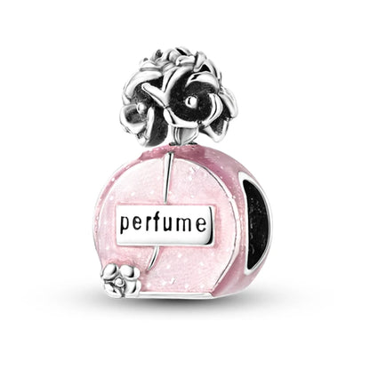 Charm S925 Silvering Perfume Bottle Stars Moon Sun Four Leaf Clover Charm Beads Fit Original Bracelet Woman DIY Jewelry Making