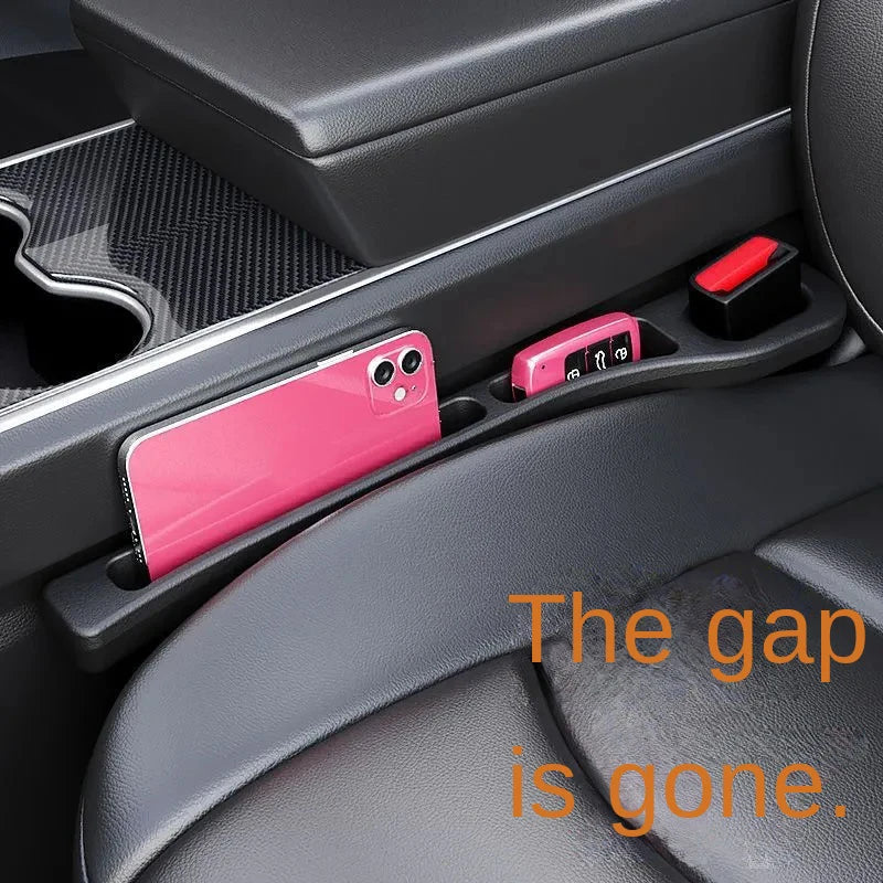 2Pcs Organizador de Asiento para Coche – Relleno de Huecos y Caja de Almacenamiento entre Asientos con Diseño Decorativo Interior