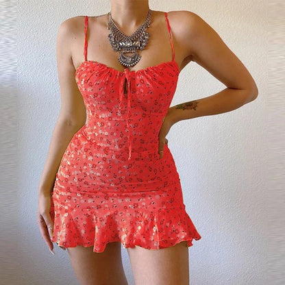 Vestido Camisole Floral Mujer | Vestido Verano Casual Sexy y Cómodo