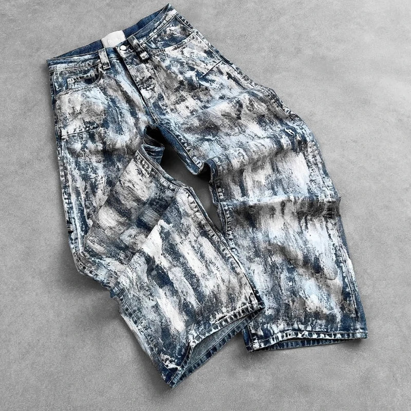 Jeans Baggy Y2K Retro Oversize Unisex | Pantalones Vaqueros Washed Harajuku Góticos Hip Hop Streetwear Decoración Exterior