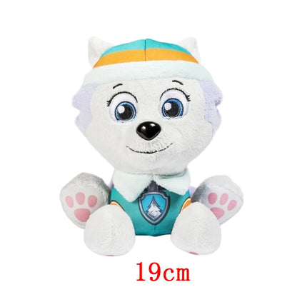 Peluche Perro Patrulla Canina 19cm – Muñeco Chase Rock de Dibujos Animados, Figura Infantil de Regalo Navidad