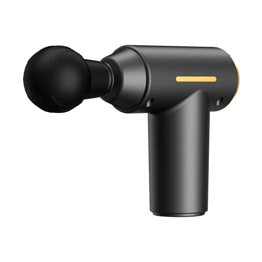 Masajeador portátil de percusión – Pistola de masaje muscular profunda recargable USB para cuello, espalda y cuerpo completo