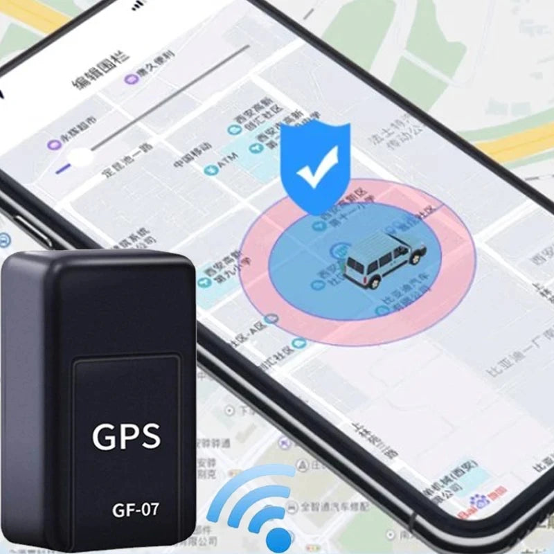 GF-07 Mini GPS Tracker – Localizador Magnético en Tiempo Real para Coche, Mascotas, Niños y Personas Mayores