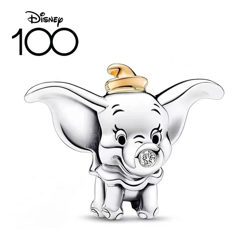 Charm Disney 100º Aniversario Mickey Mouse – Abalorios Princesa y Calabaza para Pulseras Originales Mujer