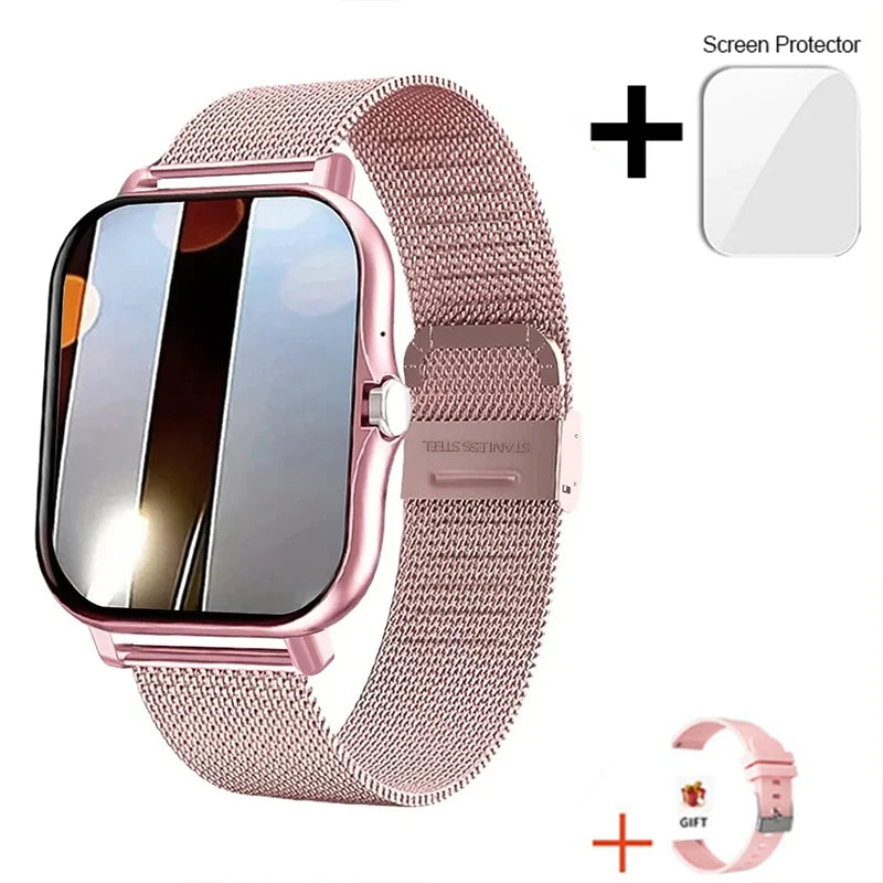 Smart Watch For Men Women Gift Sports Fitness Watch Bluetooth Call Digital Heart Rate Monitor Smartwatch GPS Tracking Wristwatch