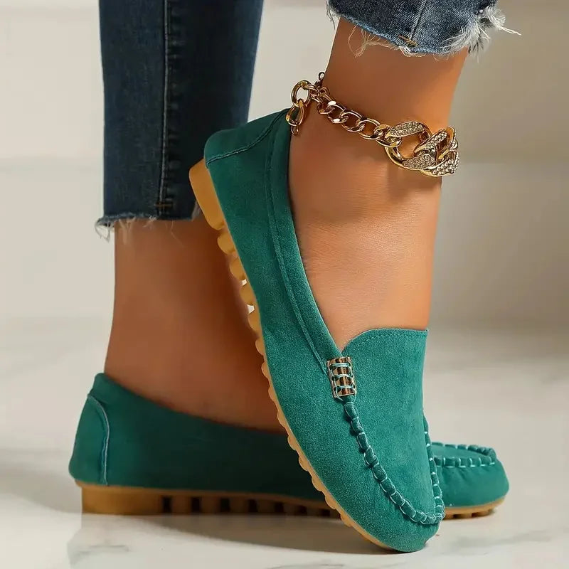 Mocasines Mujer 2024 | Zapatos Casuales Planos de Mezclilla