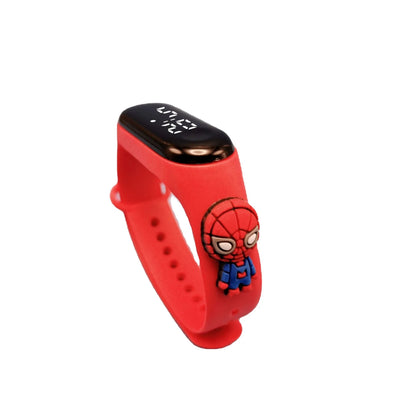 Reloj Infantil Marvel para Niños – Reloj Digital LED Impermeable con Diseño de Superhéroes