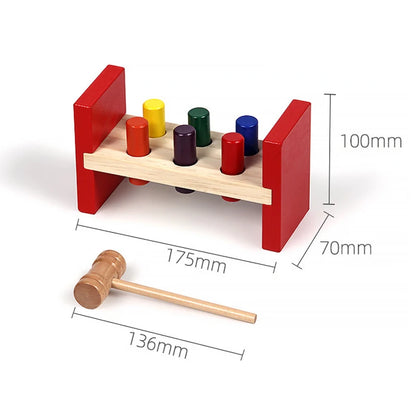 Montessori Wooden 8 Tones Multicolor Xylophone Wood Musical Instrument Toys For Baby Kids Puzzles Early Learning Games