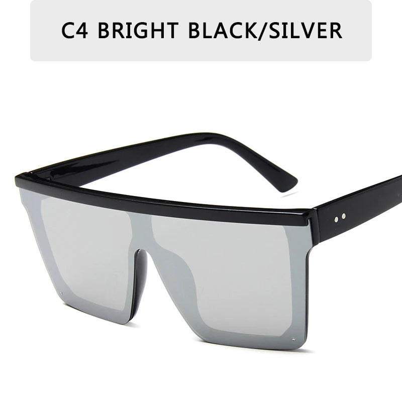 Gafas de Sol Vintage Planas Hombre Mujer | Estilo Cuadrado UV400 Degradado Unisex