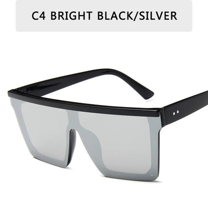 Gafas de Sol Vintage Planas Hombre Mujer | Estilo Cuadrado UV400 Degradado Unisex
