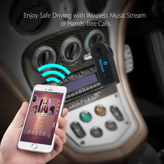 XIKCU Bluetooth Receiver 5.0 – Adaptador Inalámbrico 3.5mm AUX para Carro, Parlantes y Amplificadores