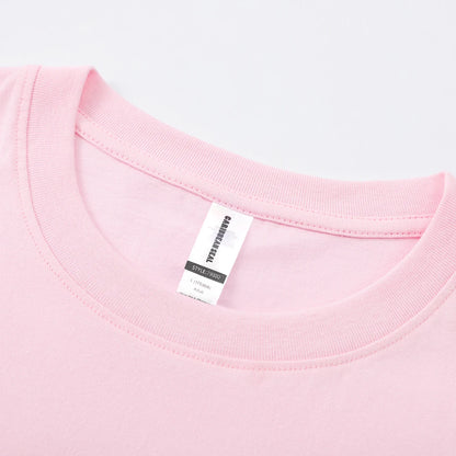 Camiseta Oversize Malibu Beach – T-shirt Casual Unisex con Estampado de Letras, Algodón, Cuello Redondo